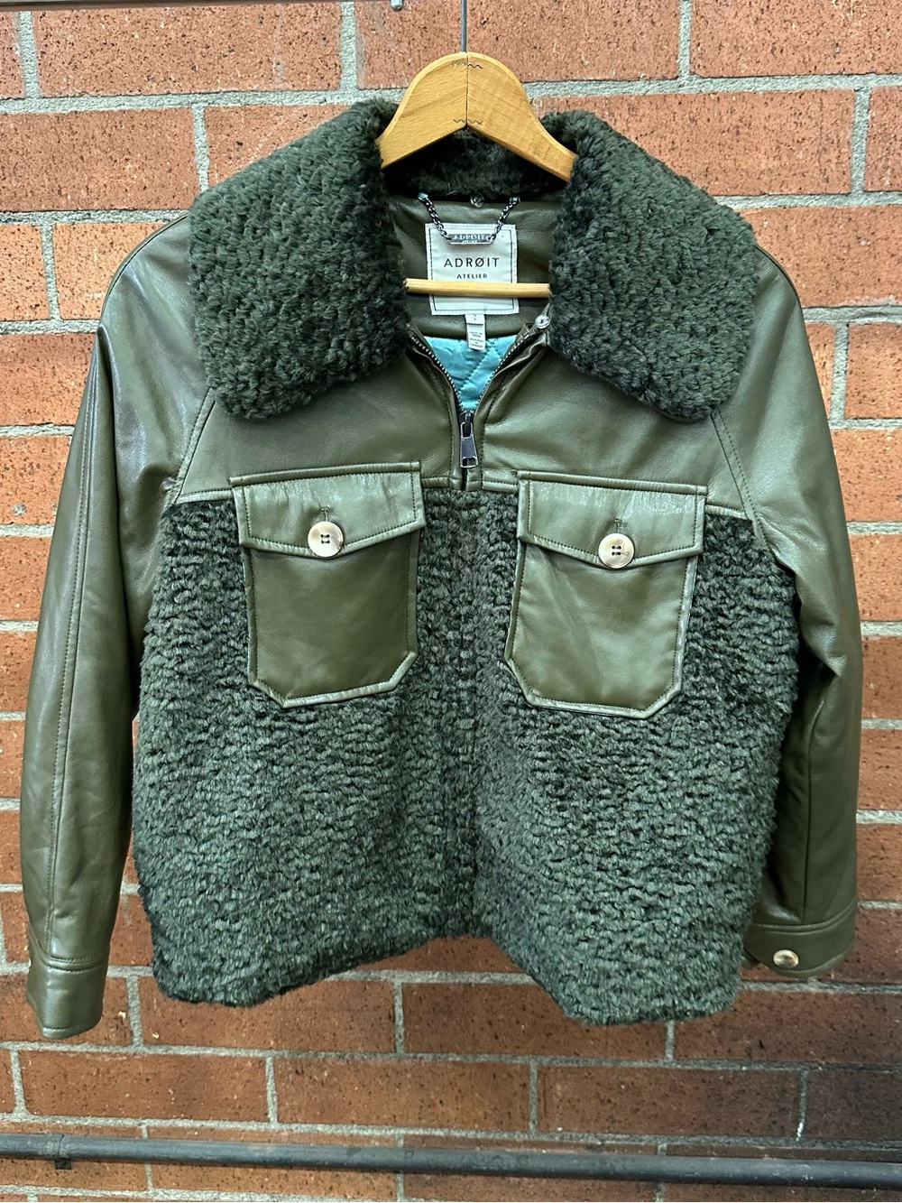 Adroit Atelier green Pico Bomber jacket